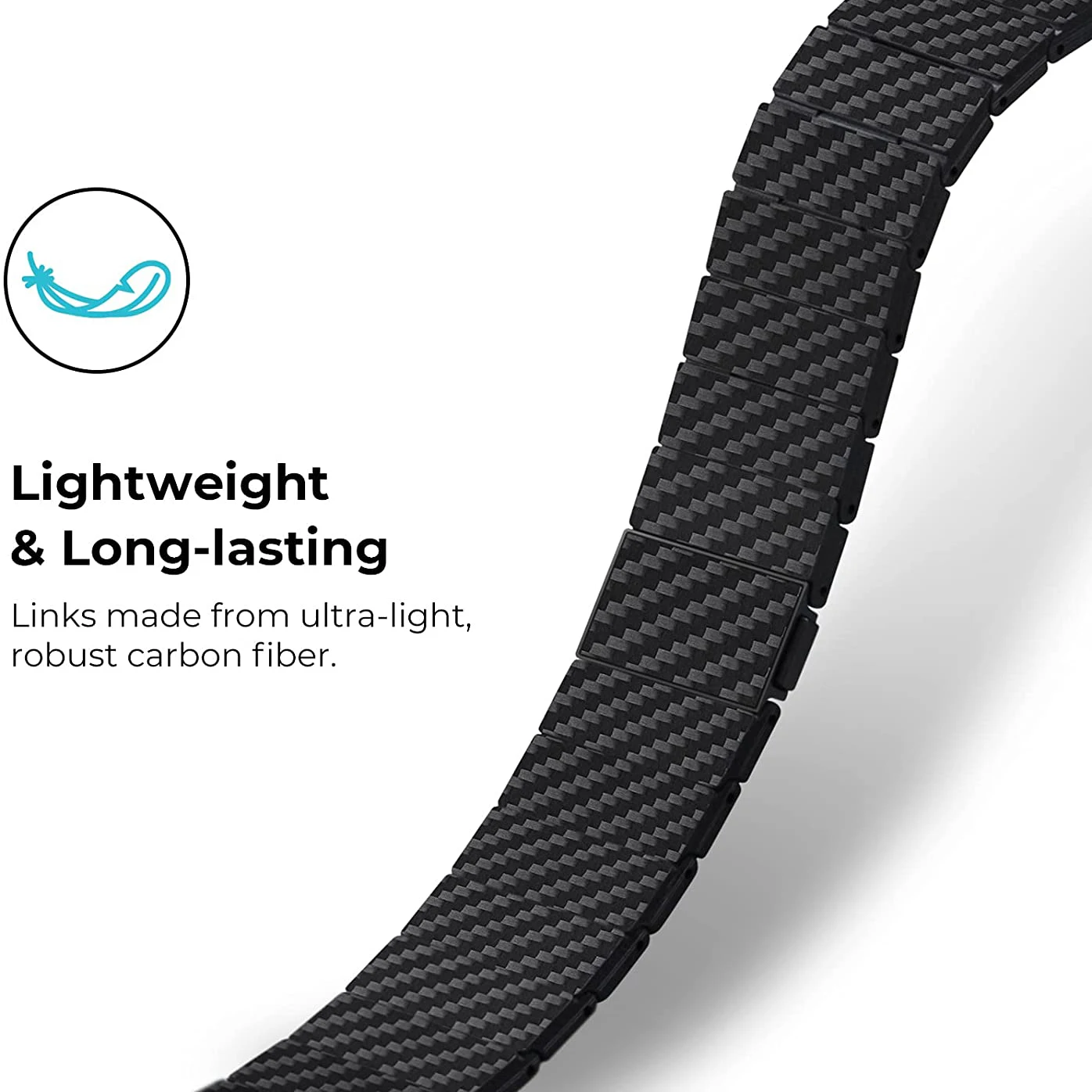 Carbon Fiber Strap For Apple Watch Band 44mm 40mm 45mm 41mm 49mm 42mm Lightweight Link Bracelet iWatch Series 6 SE 7 8 ultra 2 9