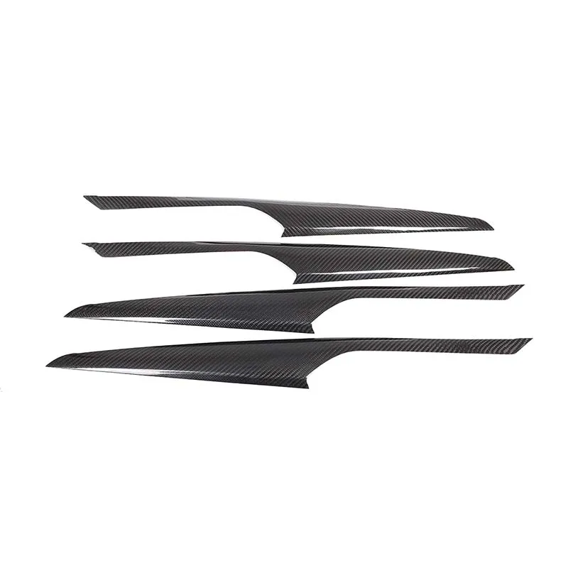 4 Pcs For BMW X3 G01 2018 2019 2020 2021 2022 Real Carbon Fiber Inner Door Decorative Panel Modification Car ​Accessories