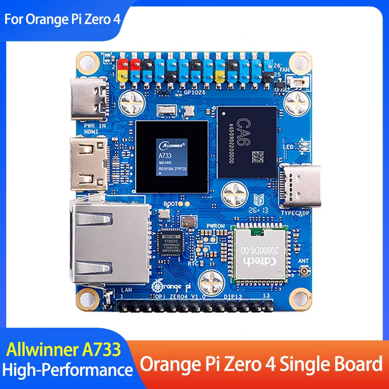 Orange Pi Zero 4 4G Allwinner A733 High-Performance Processor Dual-core Cortex-A76 For Orange Pi Zero 4