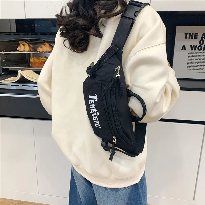 Trendy Cool Multifunction Crossbody Chest Bag Men Outerdoor Street Shoulder Bag Casual Sport Travel Belt Waist Bag For Male