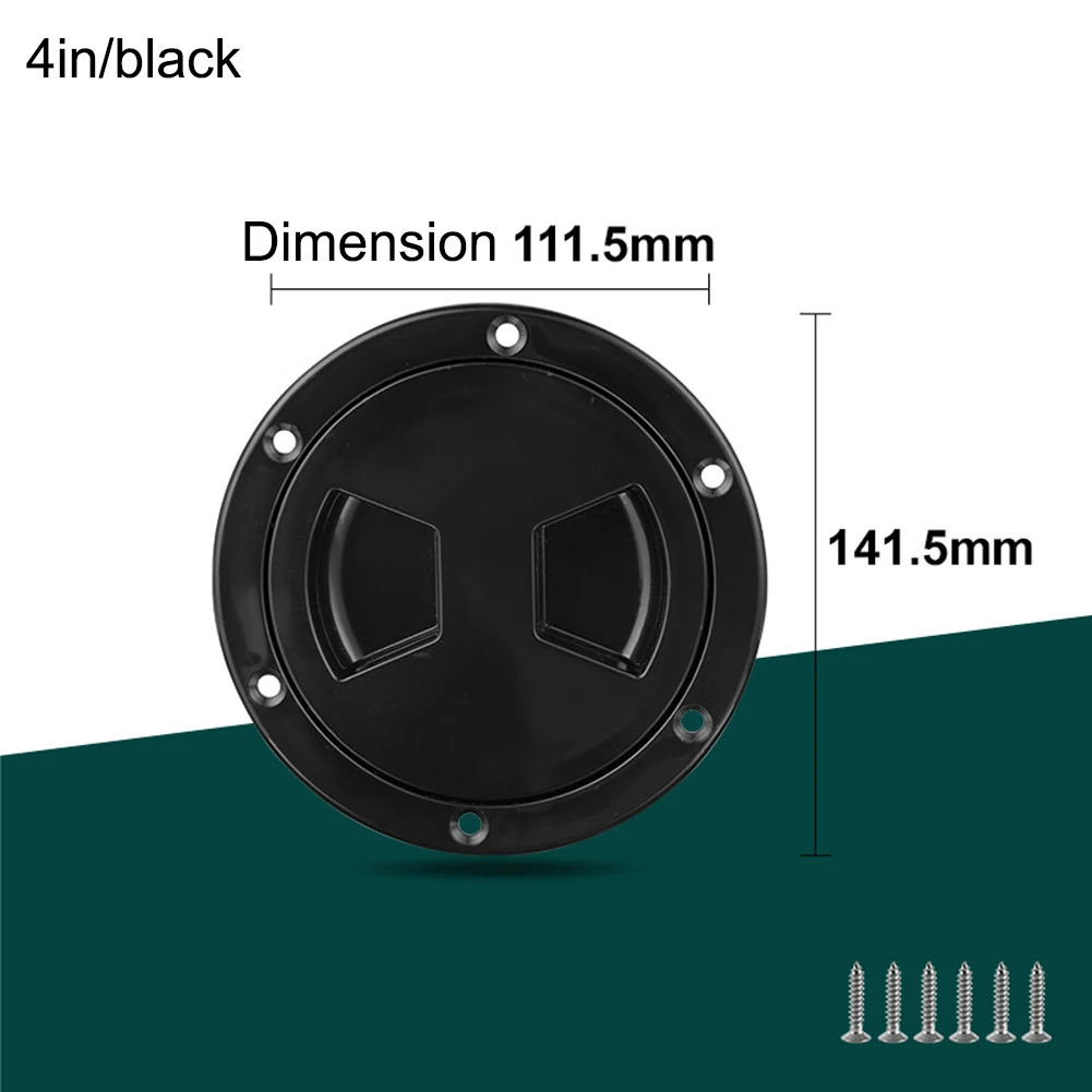 Boat Access Hole Access Hole 102 Mm Quick Installation Resistant To Elements User-friendly Design For Boat Maintenance