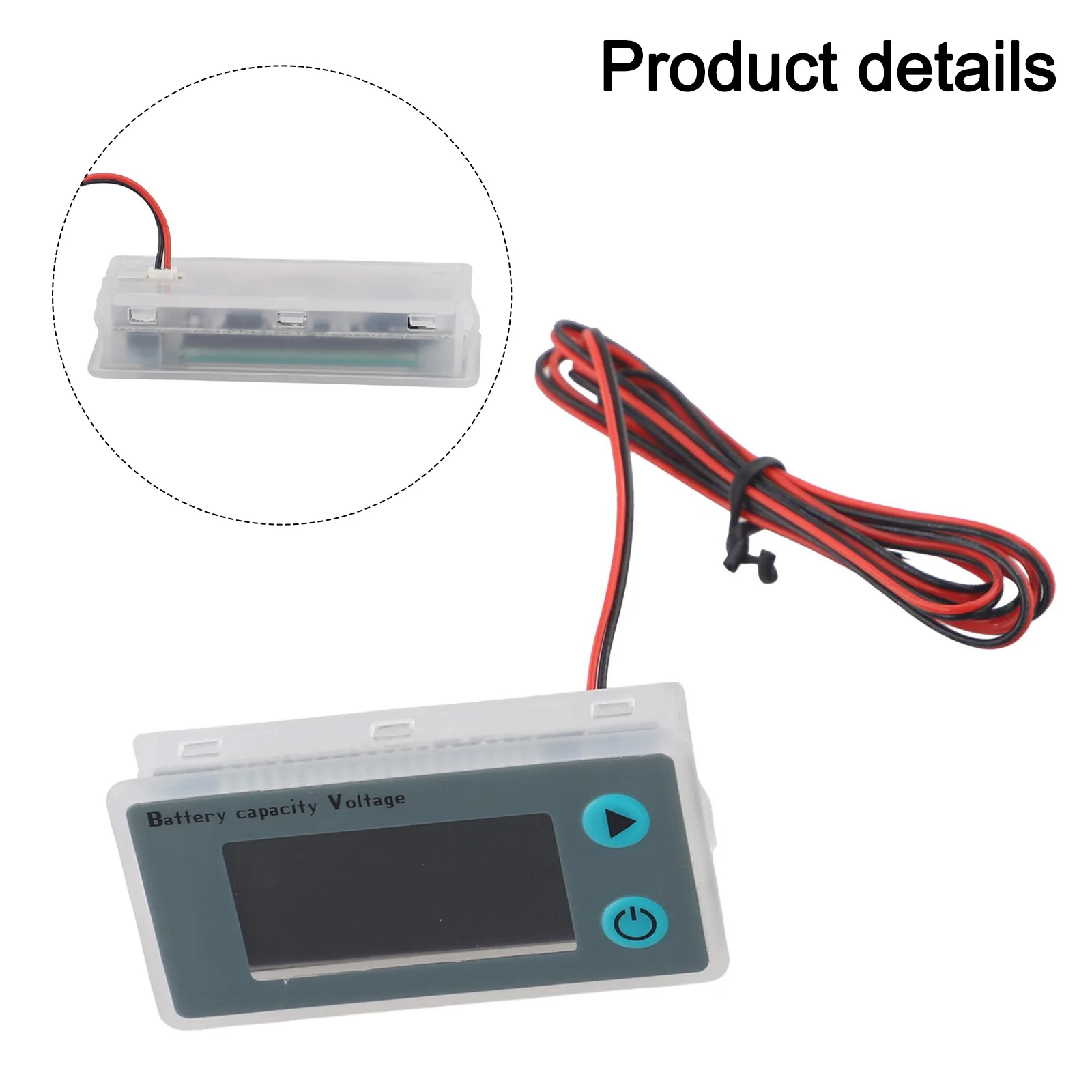 Battery Testing Electronic Diagnostics Lithium Battery Tester Current Meter Multi-environment Use Plastic Material