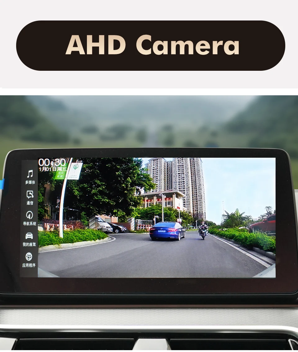 SMARTOUR 180 Grad 4K 1920x1080P Auto-Rückfahrkamera Fischaugenobjektiv AHD NTSC Format HD Nachtsicht für Autoradio MP5 – Detail 11