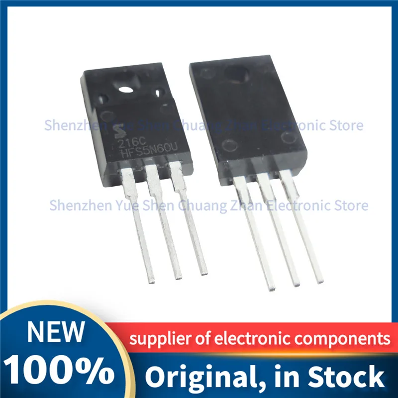 

10PCS HFS5N60U TO-220F 600V 4.5A MOSFET new original