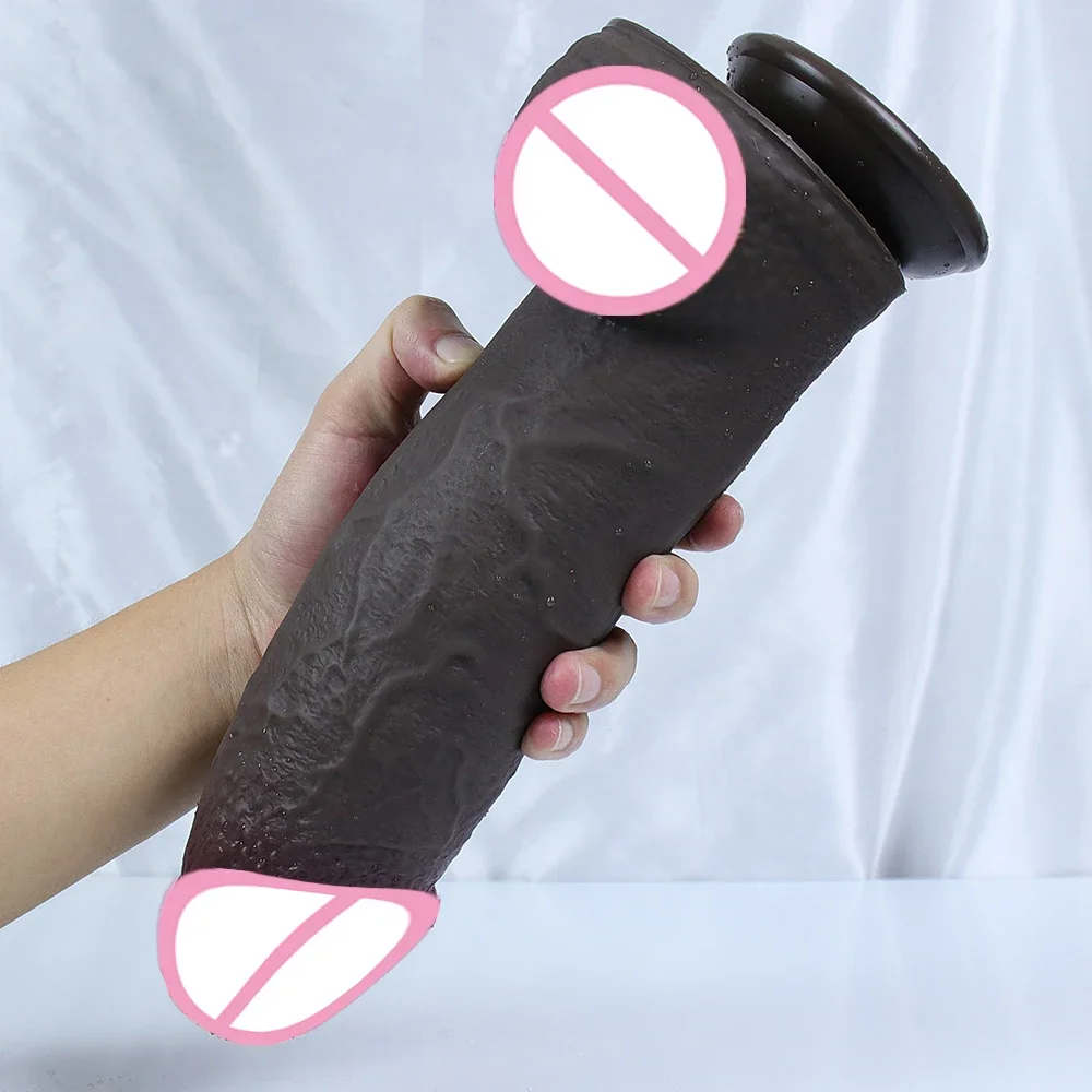 7.5cm Huge Dildo Realistic Soft Penis Thick Dick Sexy Cock Suction Cup Adults Anal Sex Toys For Women Vagina Strapon Masturbator