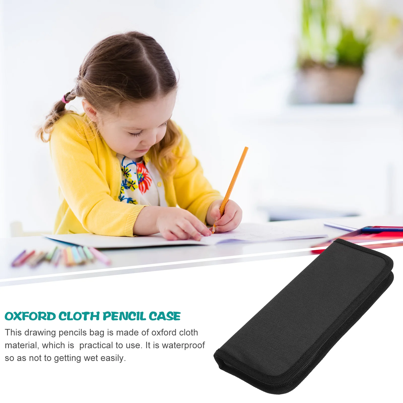 Pencil Case Portable Paint Pouch Sports Pens Holder Drawing Brush Bag Oxford Cloth Cases Adults Travel