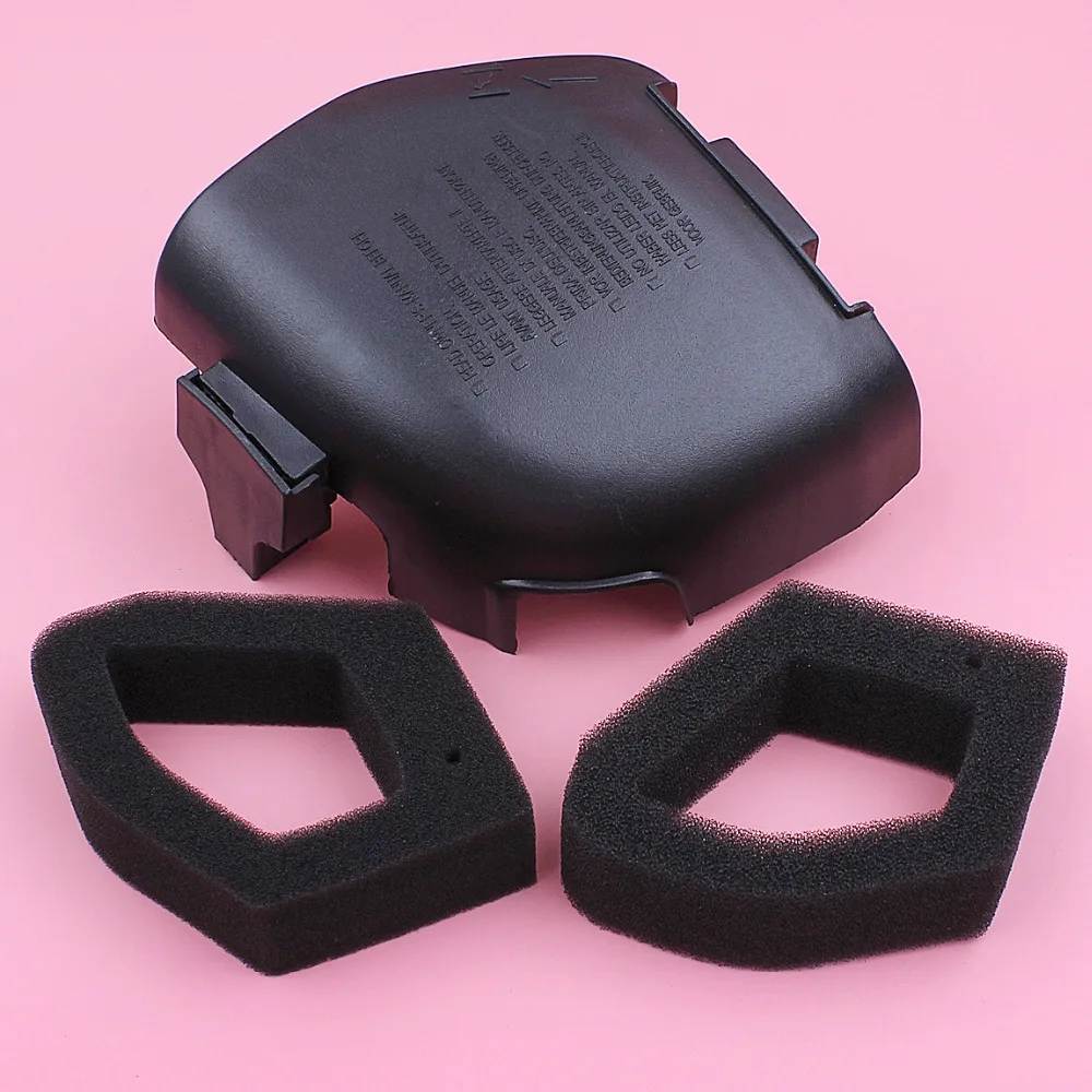 Air Filter Cover Assembly For Honda GX35 GX35NT HHT35S Lawn Mower Engine Part with 2pcs Air Filter Element Garden Tool Parts