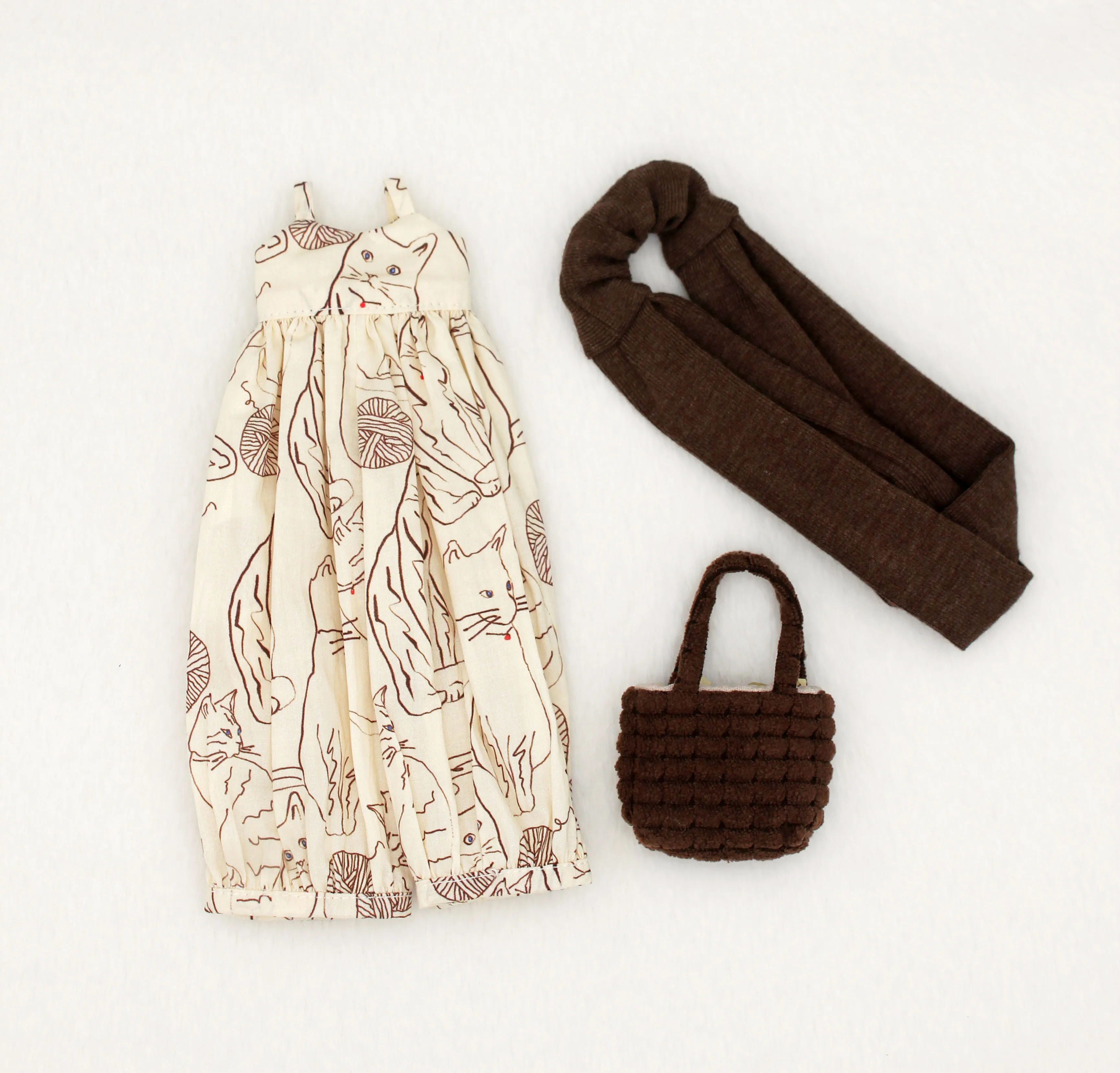 Roupas para Bonecas Dula 2026, Macacão com Estampa de Gato, Acessórios para Bonecas Blythe ob24 ob22 Azone Licca ICY JerryB 1/6