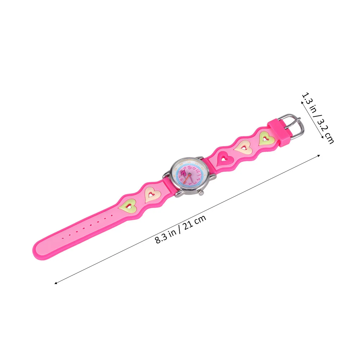 1Pcs Watch Creative Lovely Cartoon Quartz Waterproof Silicone Wristband Casual Birthday Gift