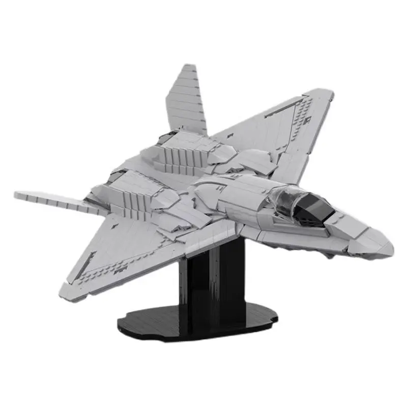 MOC Military Series Stealth fighter YF-23 Building blocks Puzzle Toy Small Particle Splicing Set Holiday Birthday Gift