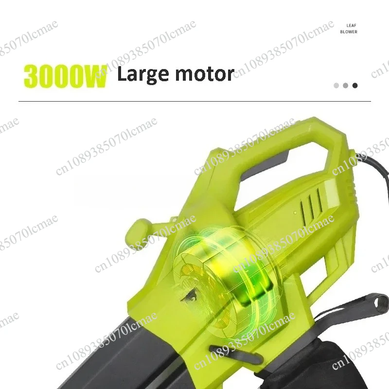 3000W Electric Blowing Cleaner 3 In 1 Vacuum Dust Collector/Blower Machine Garden Leaf Collecting Blowing Cleaner