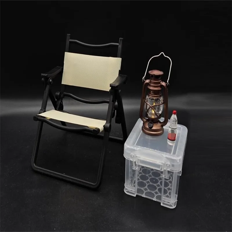 1/6 Soldier Camping Scene Accessories Folding Chair Storage Box High Quality Model Fit 12'' Action Figure Body In Stock