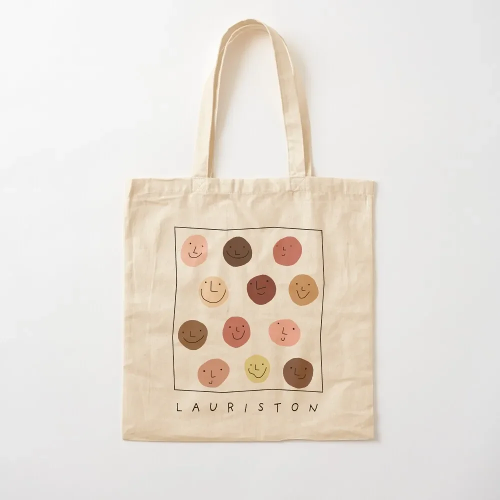 

happy face: Tote Bag Women's beach bags foldable reusable bag Tote Bag