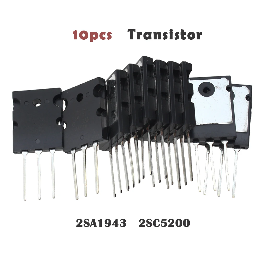 5pairs-10pairs New 2SA1943 2SC5200 TO-3PL Audio Amplifier Pair Tube PNP NPN High Power Matched Transistor