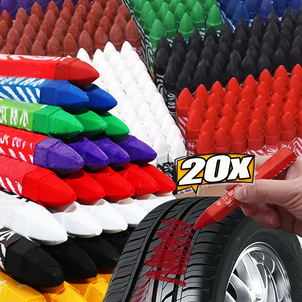 Waterproof Red Black Blue Car White Wheel Tyre Tire Repair Drawing Crayon Marker Pen Rubber Motorcycle Car Graffiti Tool Parts