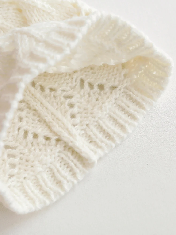 

2024 New Cozy Knitted Woolen Hat Autumn Winter Warm Faion Loose Face Slimming Korean Version Full Coverage Hat for Women