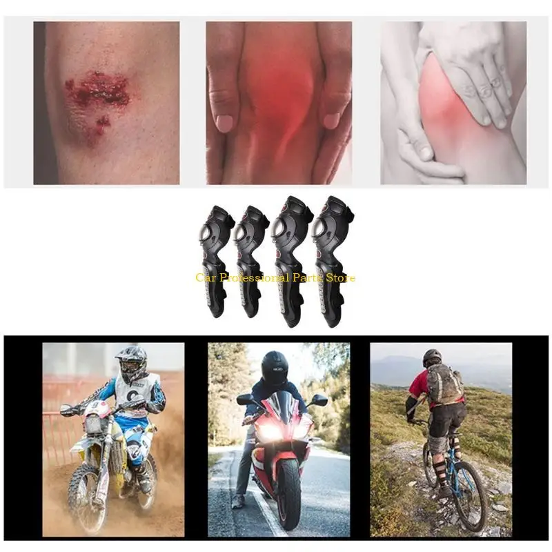 

R53D 2pcs Motorcycle Biker Knee Guard Racing Knee Protector Skate Ski Skateboard Pads