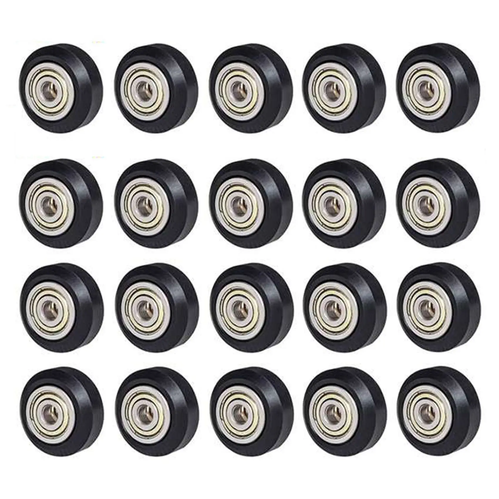 20 Pcs 3D Printer Parts POM Pulley Wheel 625Zz Idler Pulley Gear Passive Round Wheel for Creality Ender 3 CR-10