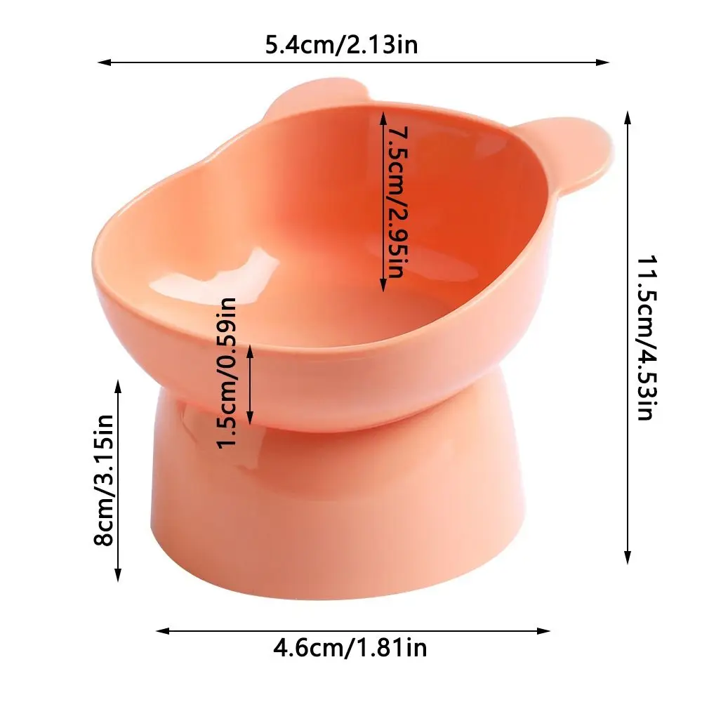 Pet Bowl High Feeding Bowl Dog Cat Protects Cervical Vertebravels Elevated Bowl