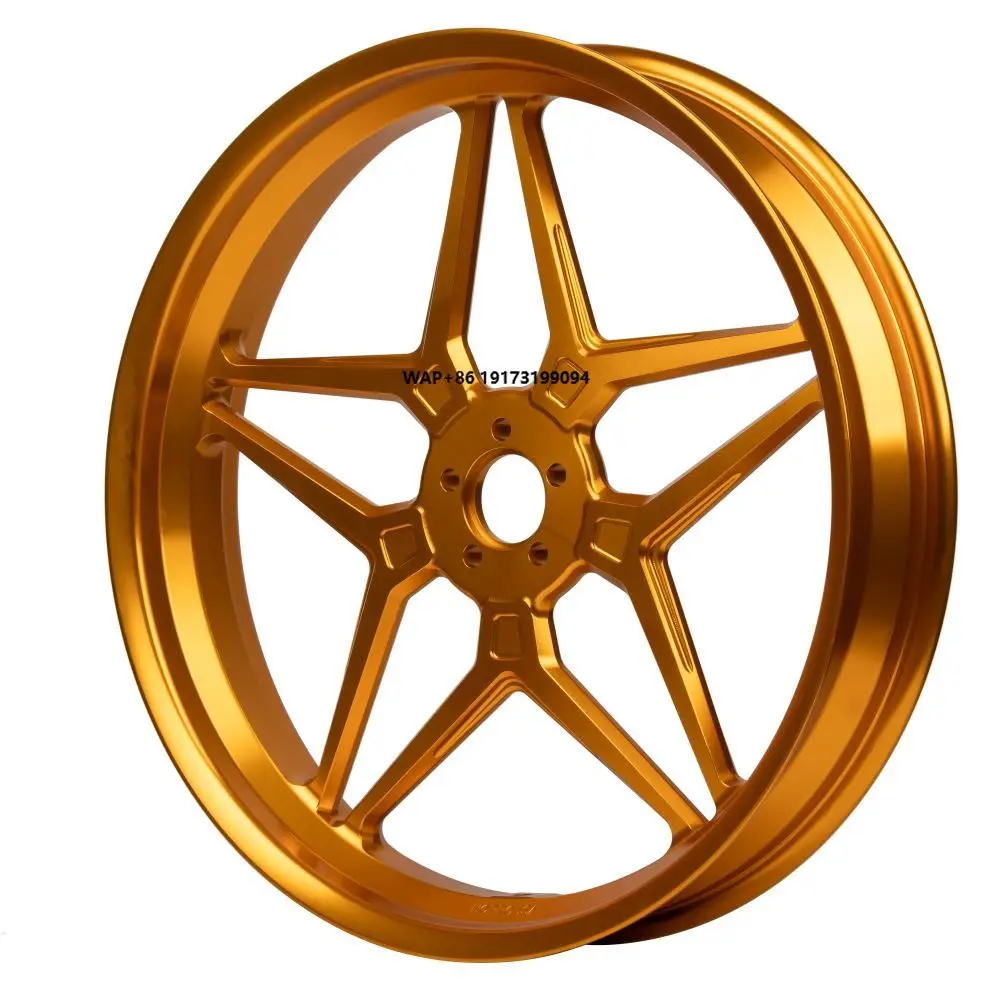 

Golden Pentagram Tubeless Forged Wheel/Rim with Spoked for 18-later Street bob Softail Standard Fatboy Breakout