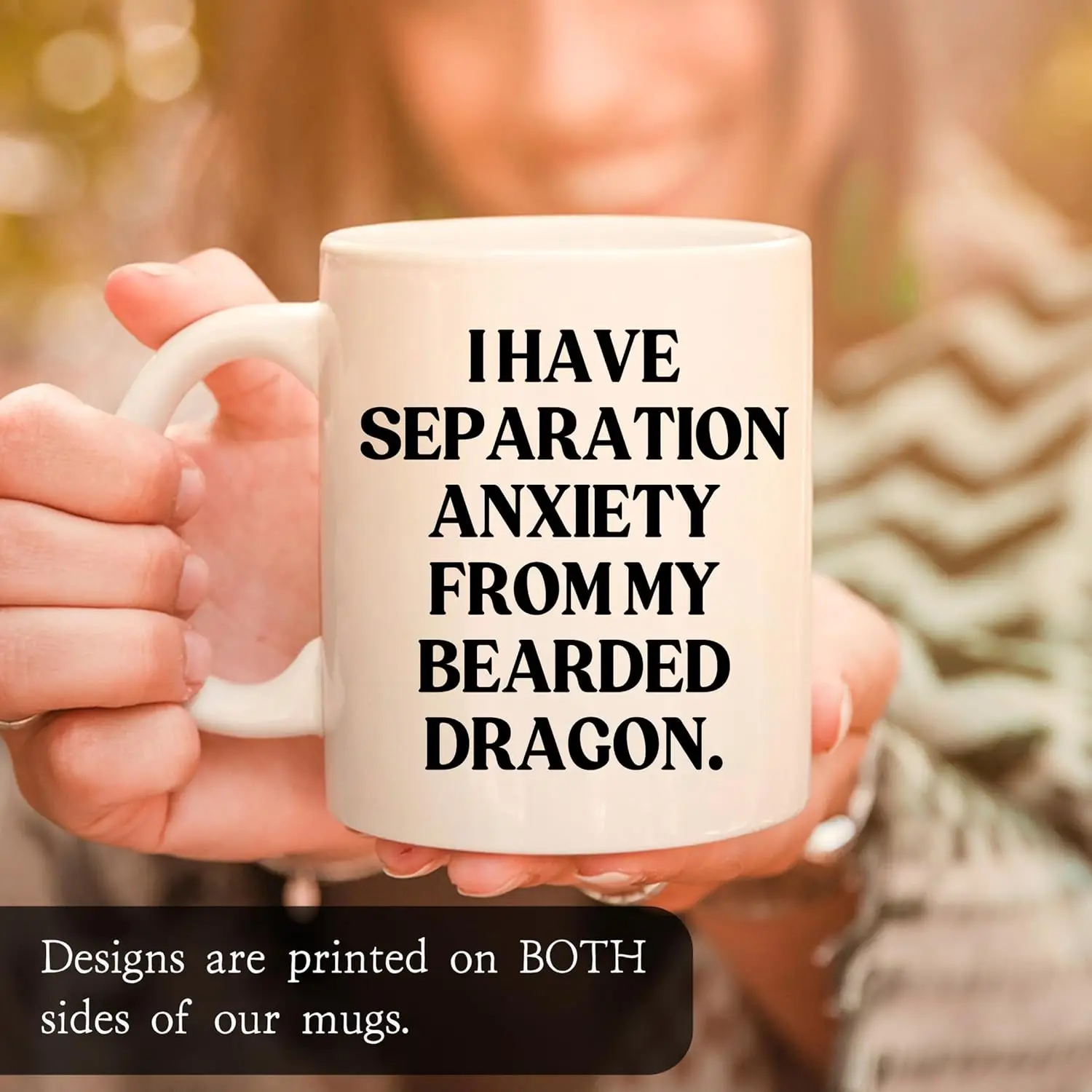 Gift For Bearded Dragon Owners - Funny I Have Separation Anxiety From My Bearded Dragon Lover Pet Owner 11oz Mug