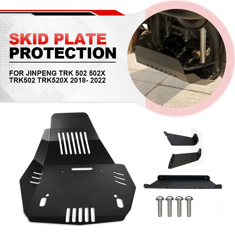 

For Benelli Jinpeng TRK 502 502X TRK502 TRK520X 2018-2019 2020 2021 2022 Motorcycle Skid Plate Bash Frame Guard Protection Cover