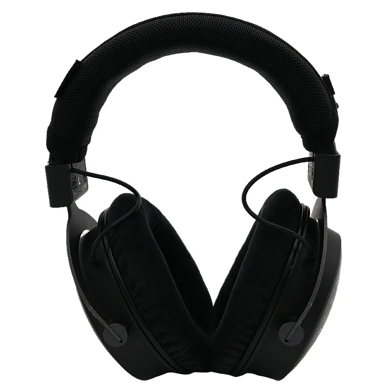 Copertura del fascio della testa dell'auricolare per Beyerdynamic DT900PROX DT900 PRO X Custodia protettiva per cuffie Fascia per capelli in tessuto a rete traspirante con cerniera