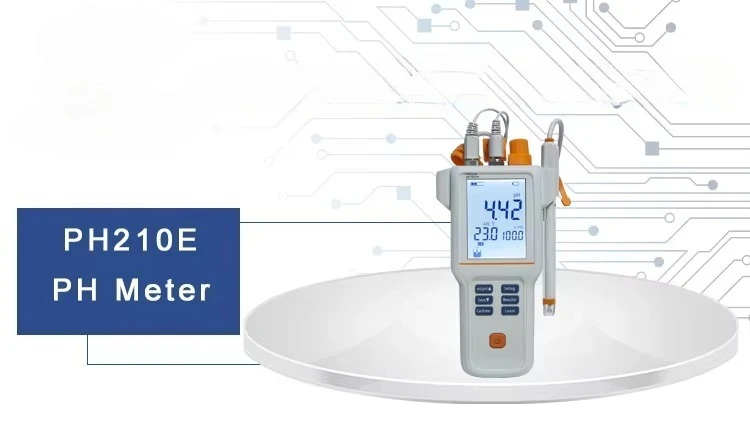 

PH210E Температурная компенсация PH Буферный раствор 4,01/7,01/10,01 для калибровки