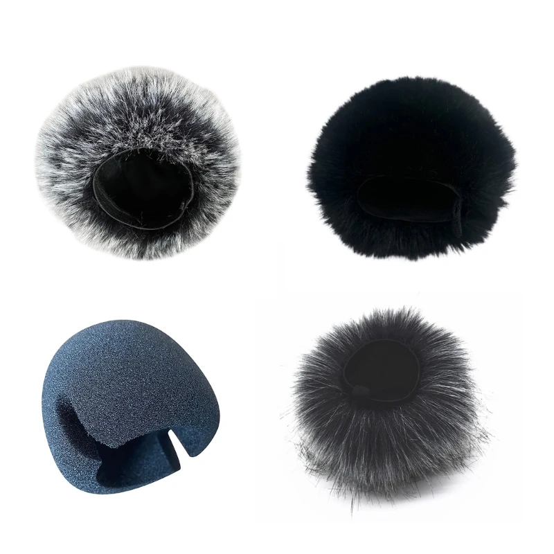

Mic Windscreen Muff Filter Microphone Windshield for ZOOM H4essential Portable Recorder Mic Cover Wind Foam D2RC