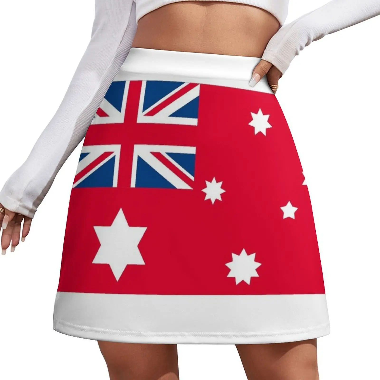 

Australian 1901 Federal Red Ensign 180 x 120 cm Mini Skirt shorts luxury women's skirt Woman short skirt