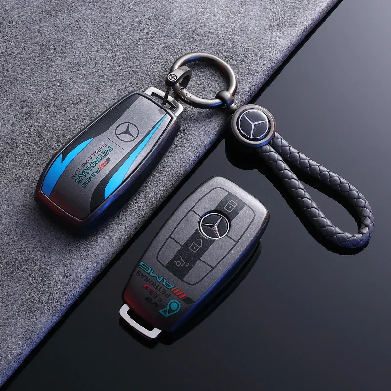 For Mercedes Benz AMG A C E S G Class GLC CLE CLA GLB GLS W177 W205 W213 W222 Car Remote Key Case Cover Shell Protector Keyless