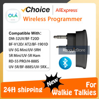 Bluetooth Programming Adapter Wireless Programmer Phone APP Program For Baofeng Walkie Talkie Accessory UV-5RH DM-32 UV-5R Mini