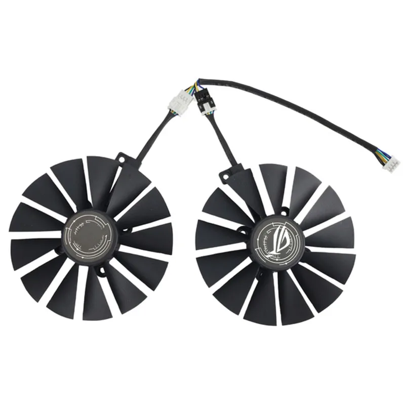 For ASUS STRIX RX 470 580 570 GTX 1050Ti 1070Ti 1080Ti T129215SM 95MM Graphics Card Cooler Fan Replacement Parts