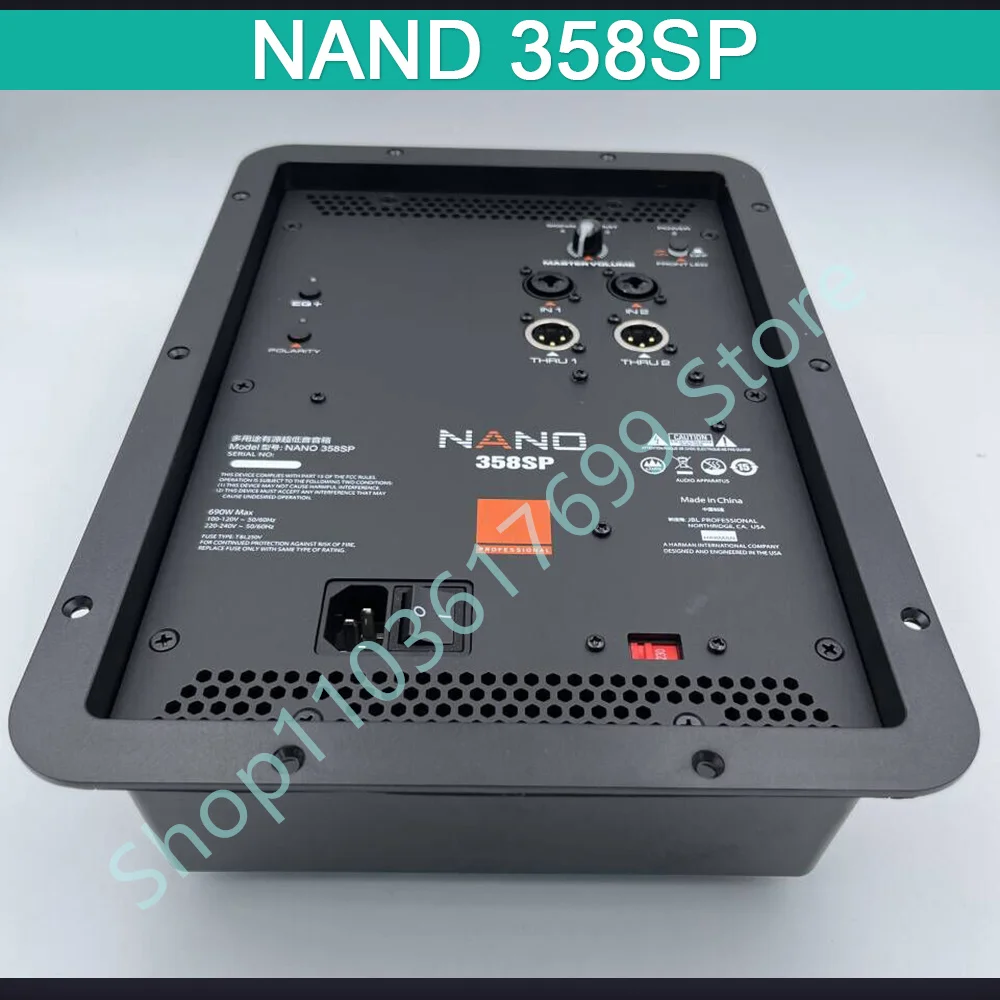 

18-дюймовый автономный сабвуфер для модуля усилителя сабвуфера JBL NAND358SP NAND 358SP