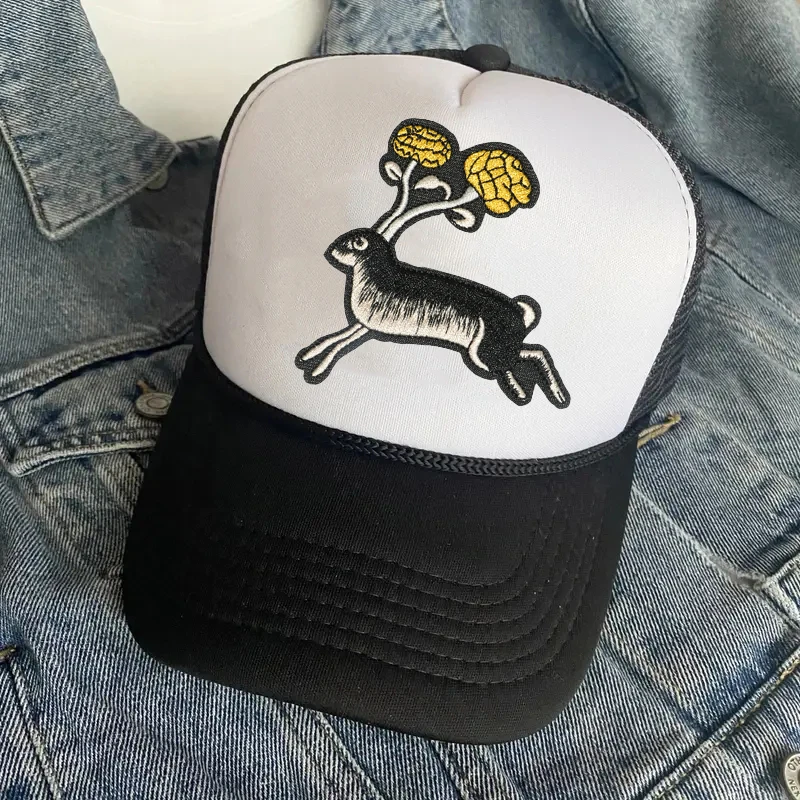 1 Pair Deer With Brain Embroidered Patch Iron On Sew On Patches For Clothing Cap Bag Jacket DIY Gift Badge With Hot Adhesive