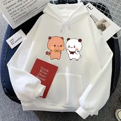 Men Women Panda Bear Bubu Dudu Couple Hoodies Plus Size Sweatshirt Autumn Winter Warm Unisex Streetwear Aesthetic Clothing