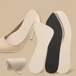 Plantillas de sandalia antideslizantes para mujer, fondo suave, transpirables, desodorización, tacón alto, suela de zapatos, almohadilla adhesiva, 1 par
