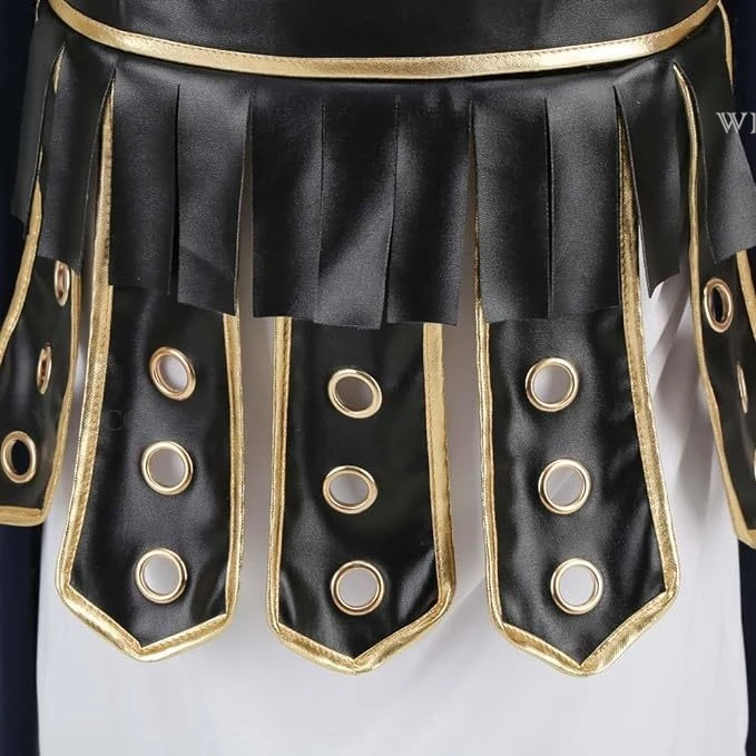 زي المحارب الروماني في العصور الوسطى للرجال ، جندي سبارطي ، مصارع تأثيري ، زي الهالوين ، حفلة كرنفال ، فستان