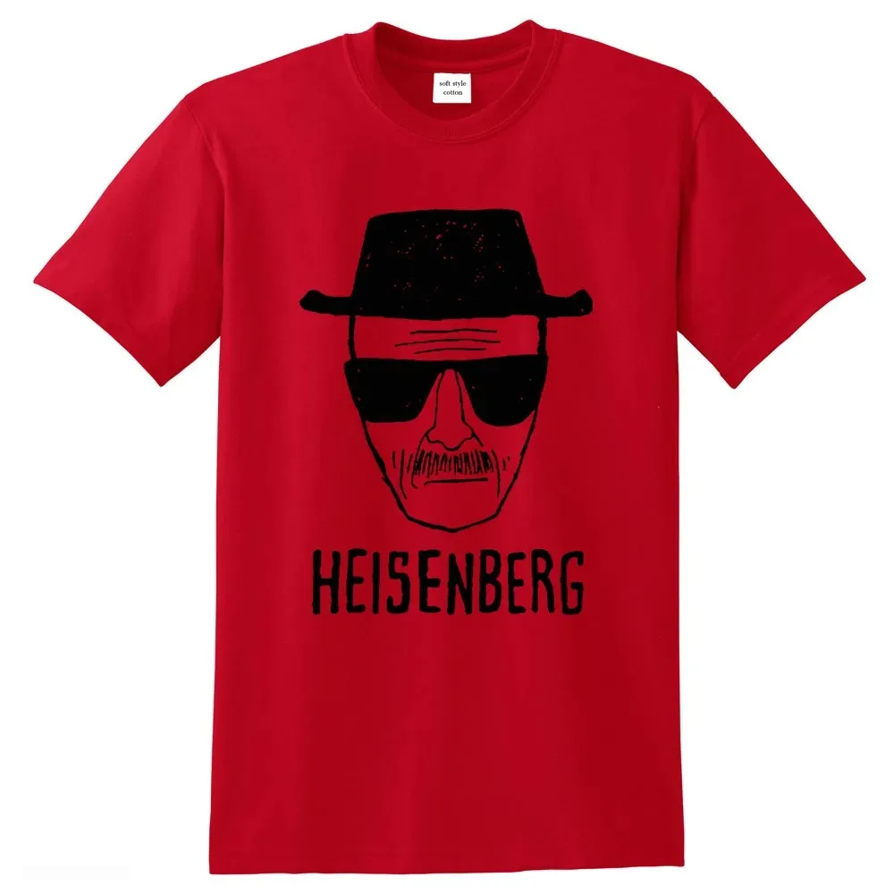 Summer Cool Men T-shirt Breaking Bad Clothes Top Quality 100% Cotton Loose Heisenberg Printed TShirt Casual Mens Tshirt Clothing