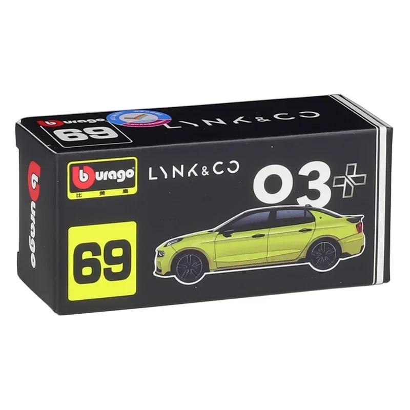 Bburago 1:64 LYNK & CO High Simulation Diecast Car Metal Alloy Model Car decoration display collection gifts