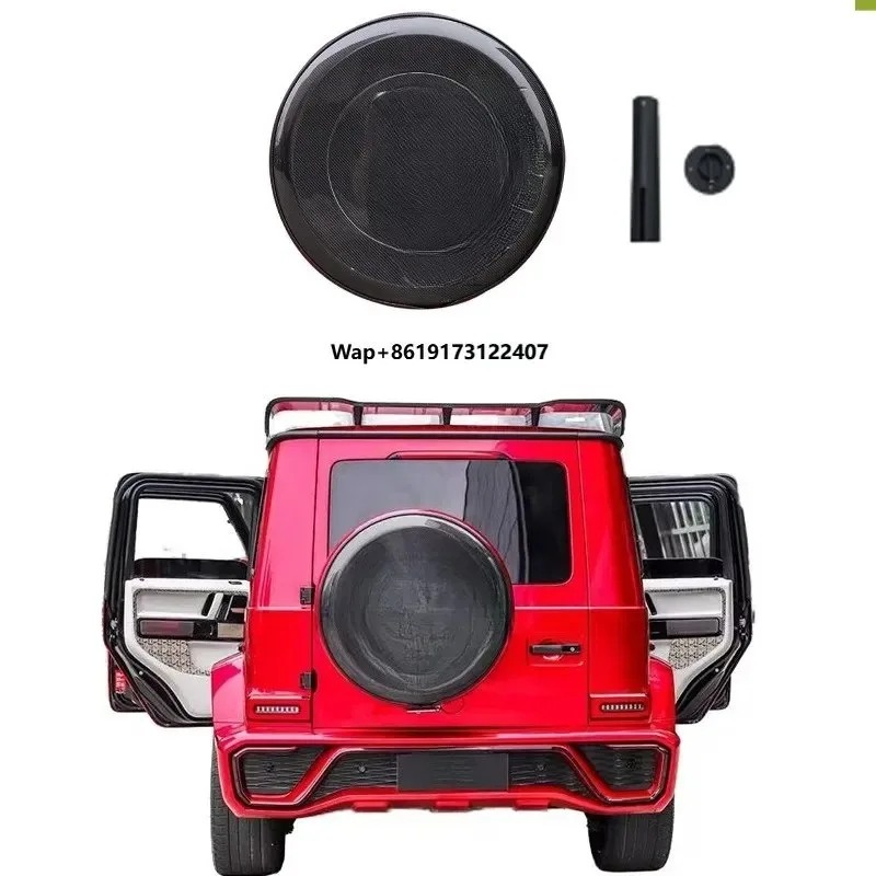 2019-2024 Year+ G Class W463A W464 Poseidon Style Spare Tyre Cover Exterior Accessory for G500 G350 G550 G63 Tire Wheel Cover