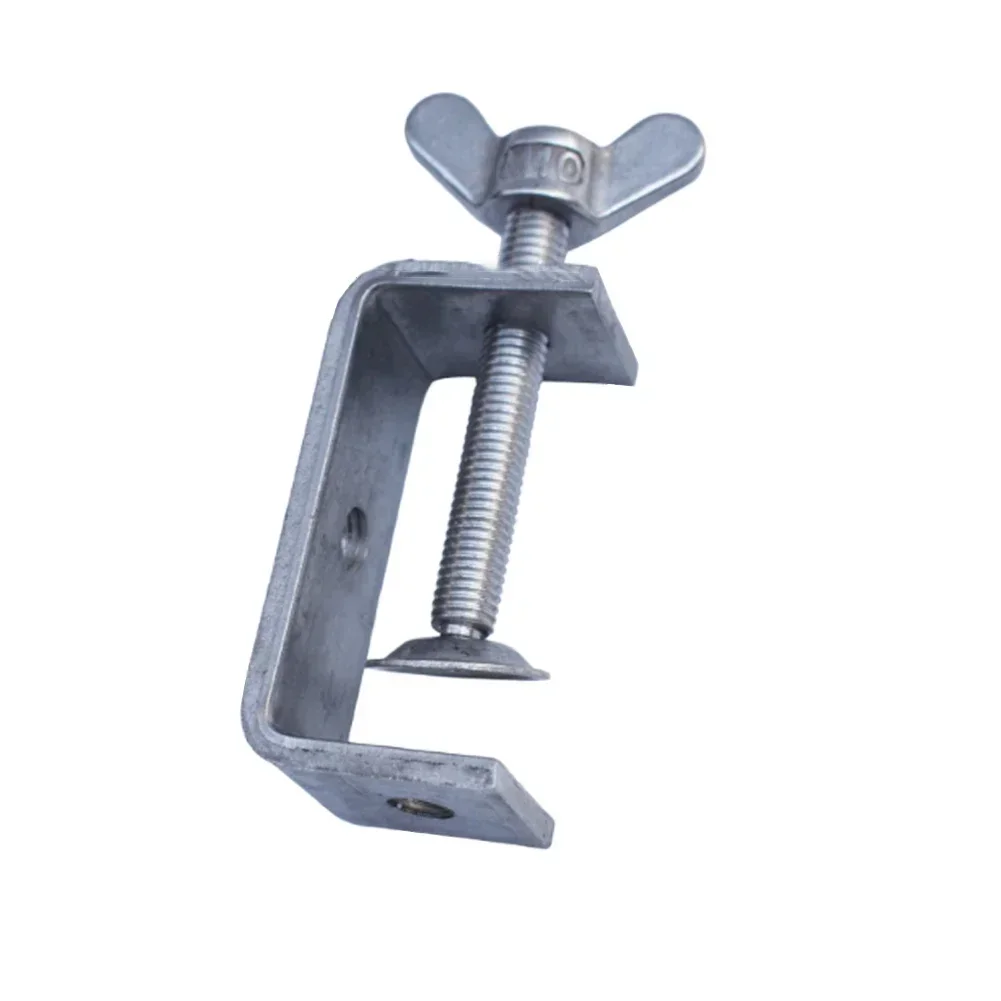 Stainless Steel C Clamps Jaw Small Desk Clamp Rust Proof Resistant For Welding And Construction Works