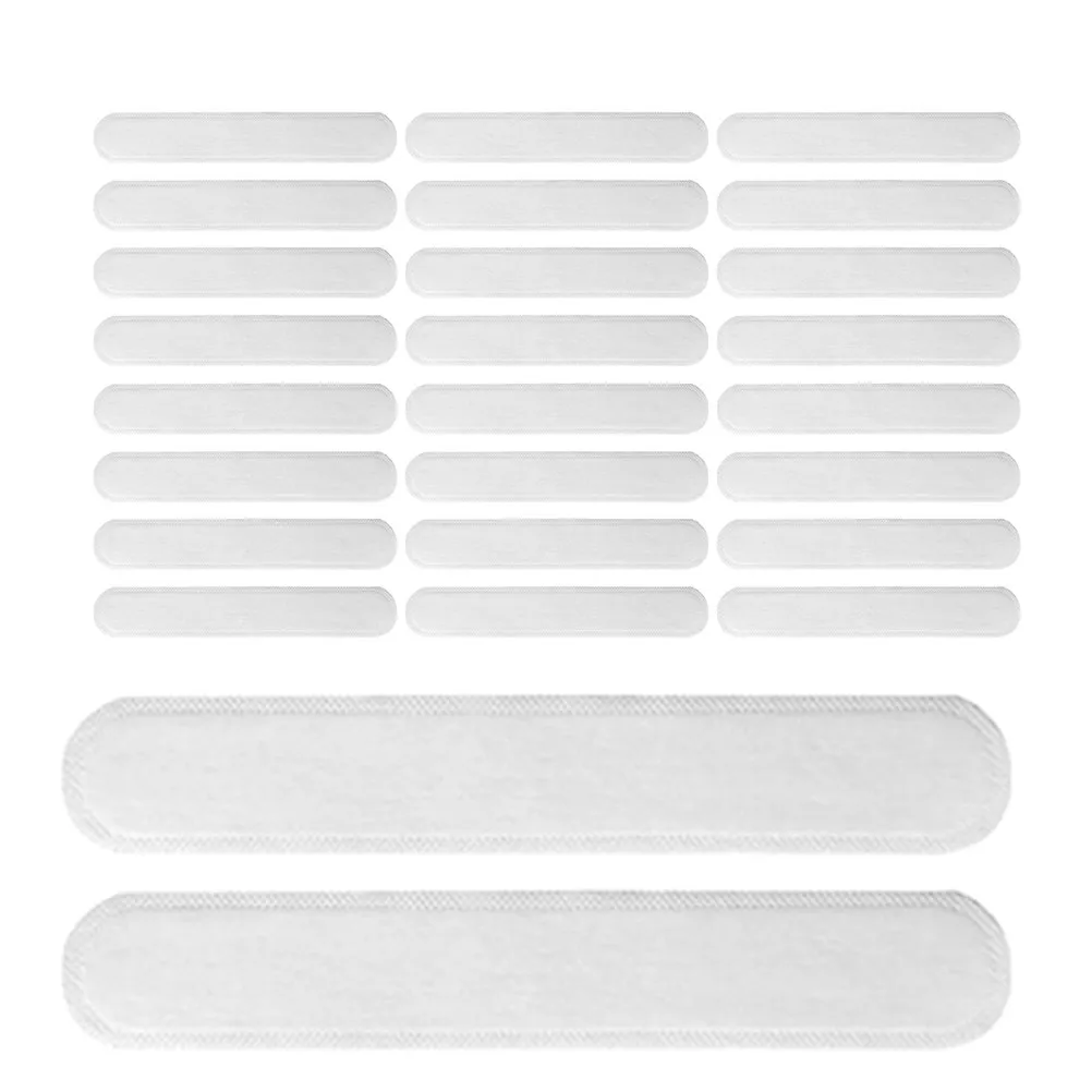 100Pcs Skin-Friendly Sweat Proof Collar Patches Discreet White Disposable Absorbing Pads for Shirts Hats Neck Back Legs Cuffs