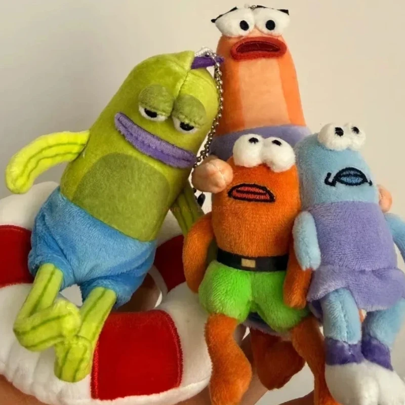 

New A Day For The Residents Of Bikini Bottom Series Blind Boxes Plush Doll Trendy Toy Anime Gk Ornament Decoration Gift