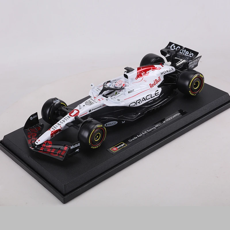 Burago 1:18 Redbull RB21 Carro de Corrida GP do Japão 2025 Max Verstappen # 1 Carro Modelo em Liga Metálica