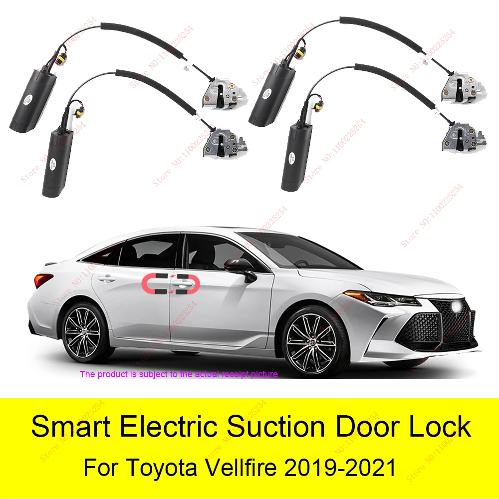 Smart Auto Electric Suction Door Lock for Toyota Vellfire 2019-2021 Automatic Soft Close Super Silence Car Vehicle Door