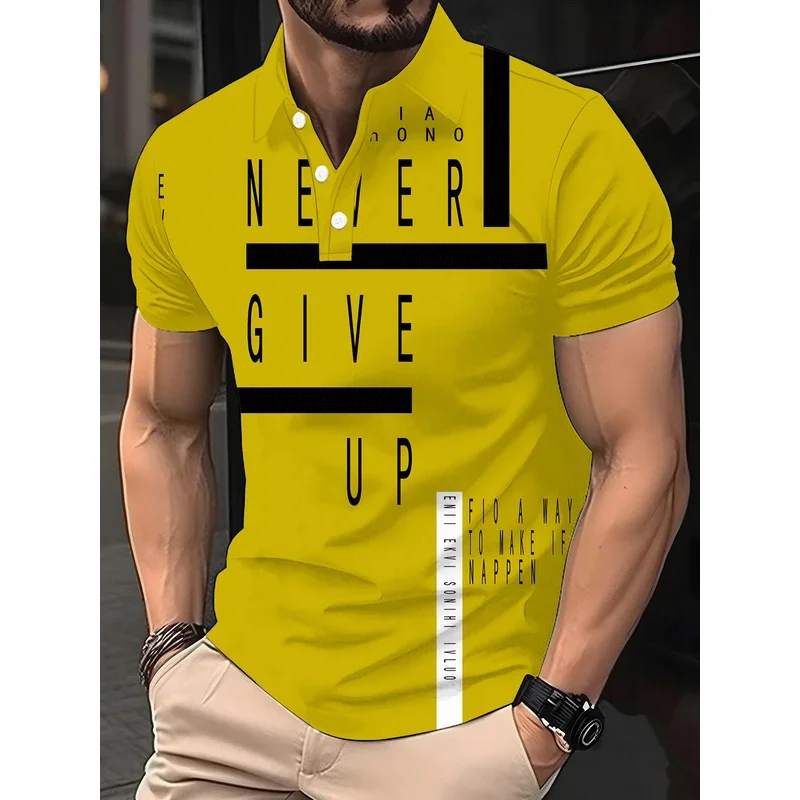 

Classic printed patterns on men's T-shirts, outdoor casual neck short-sleeved, street fashion T-shirts, men's clothing added