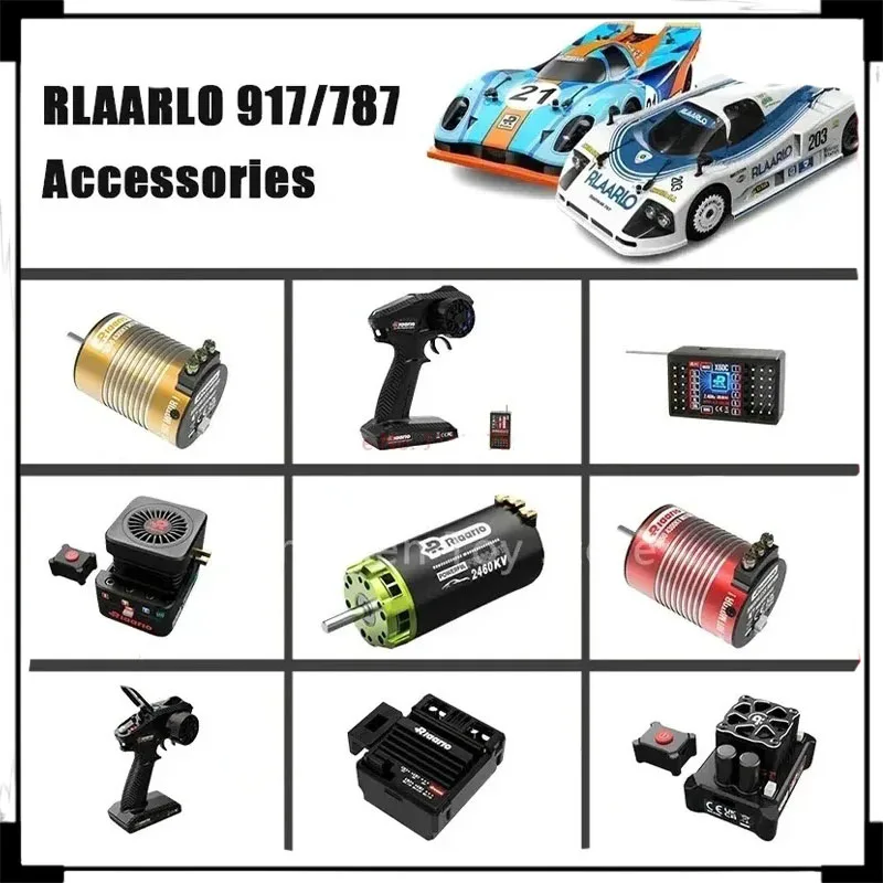 Rlaarlo AK-917/787 Rc Car Electric Setup Series Brushless ESC Brushless Temperature Sensing Motor Remote Control Receiver