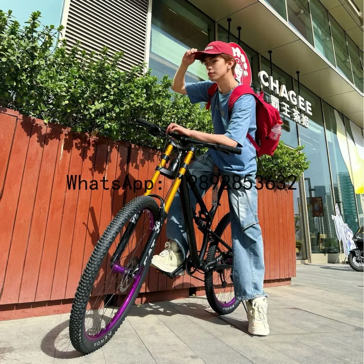 ZZ mountain bike aluminum alloy softail hydraulic disc brake suspension mountain bicycle off-road shock absorption