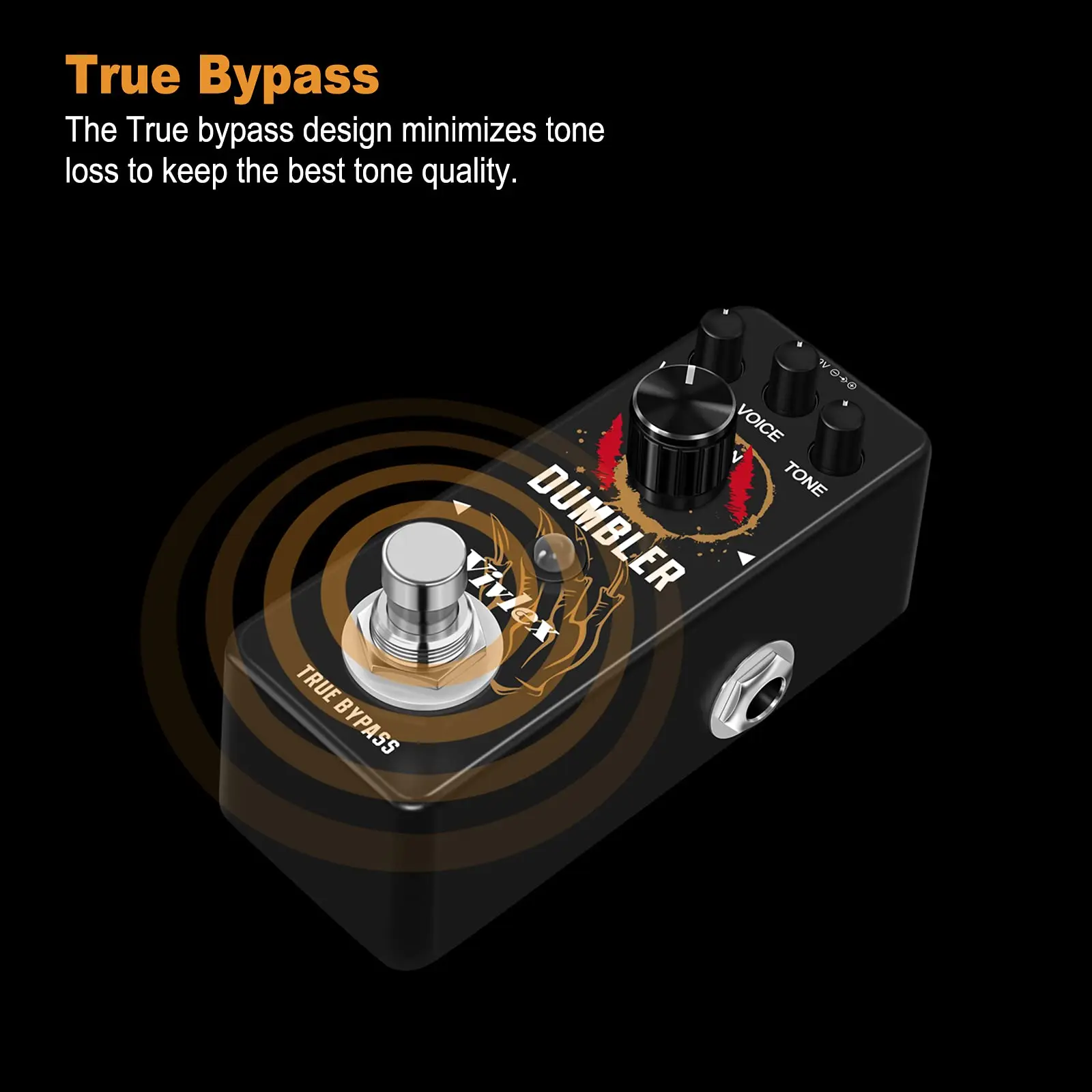 Vivlex Guitar Pedals Mid Distortion Balanced Overdrive Based On Zen-driver Dumbler Effect Pedals Dumbal Dumble AMP Drive
